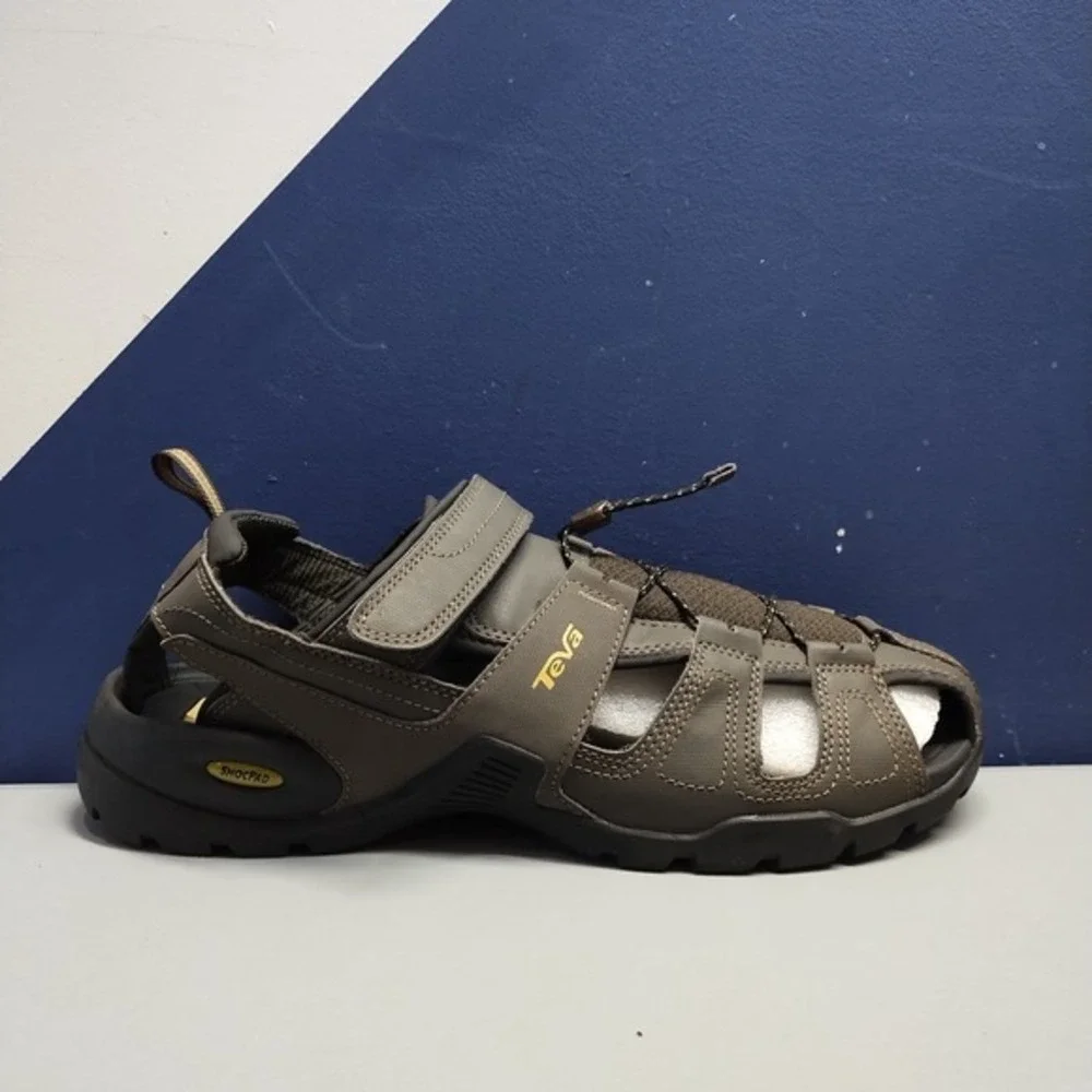 Teva Forebay Sandals‎ Mens US 14 Multicolor Turkish Coffee Hook & Loop 1001116